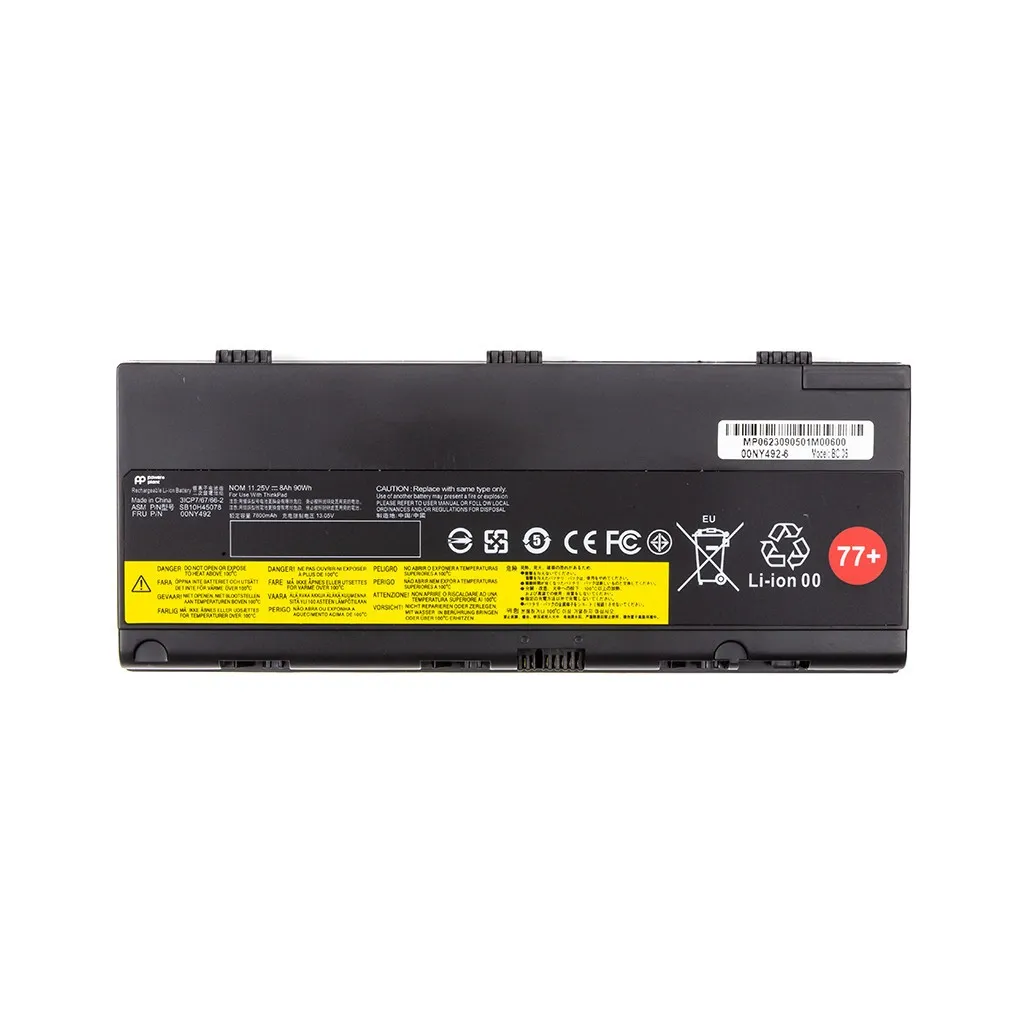  LENOVO Thinkpad P50 (00NY492) 11.25V 8000mAh PowerPlant (NB482009)