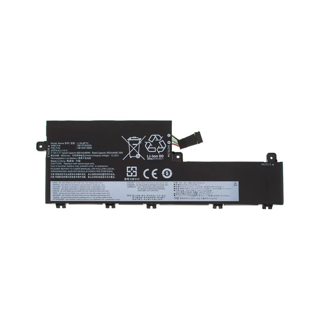  Lenovo ThinkPad T15p Gen1 L19L6P72, 5887mAh (68Wh), 3cell, 11.55V, Li-ion (A47850)