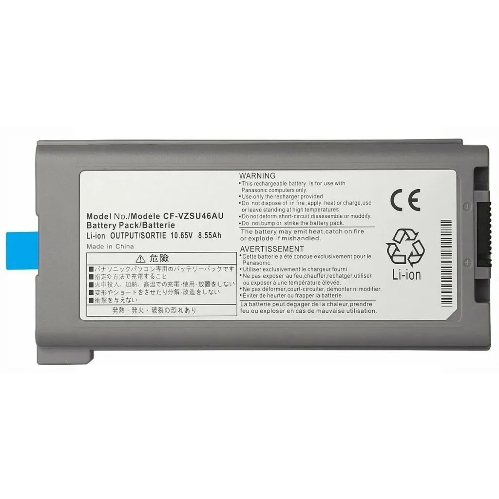  Panasonic ToughBook CF-30 CF-VZSU46, 8550mAh (87Wh), 9cell, 10.65V, Li-ion AlSoft (A47861)