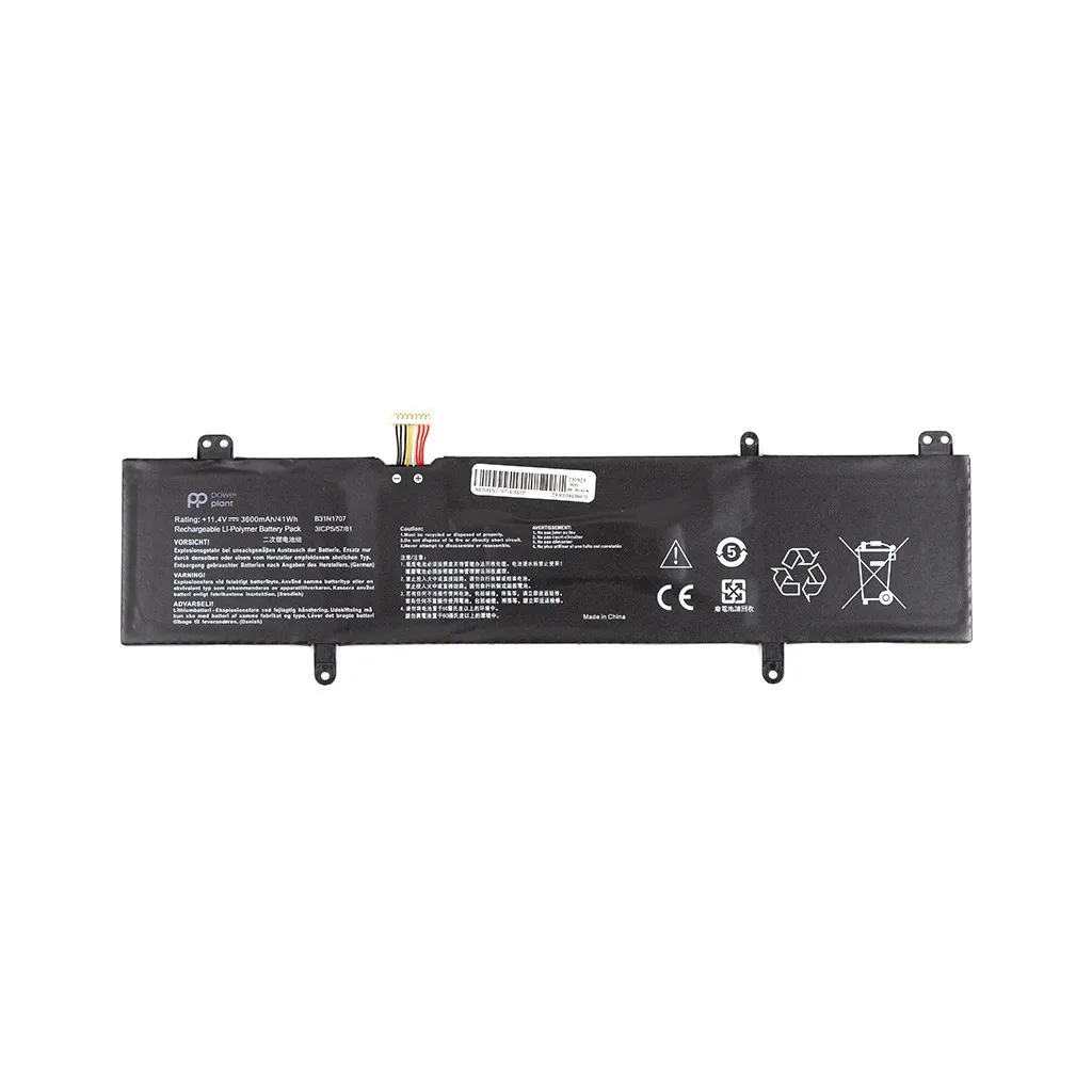  ASUS VivoBook 14 X411UA (B31N1707) 11.4V 3600mAh PowerPlant (NB431793)