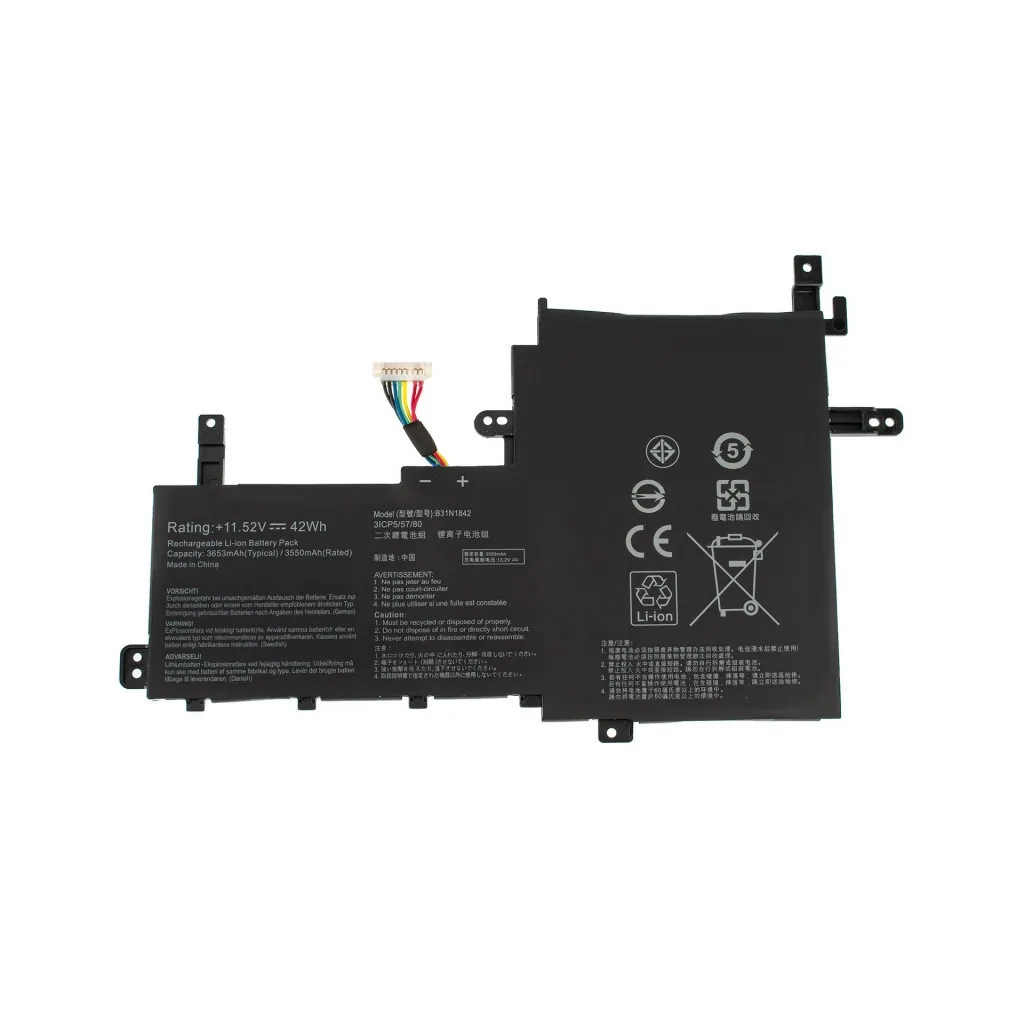  Asus X531 B31N1842, 3653mAh (42Wh), 3cell, 11.52V, Li-Pol AlSoft (A47863)