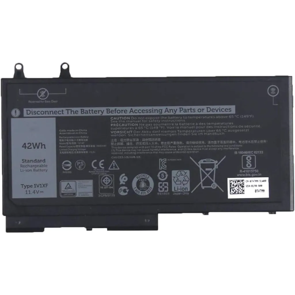 Аккумулятор для ноутбука Dell Latitude 5400 1V1XF, 42Wh (3500mAh), 3cell, 11.1V, Li-ion AlSoft (A47940)