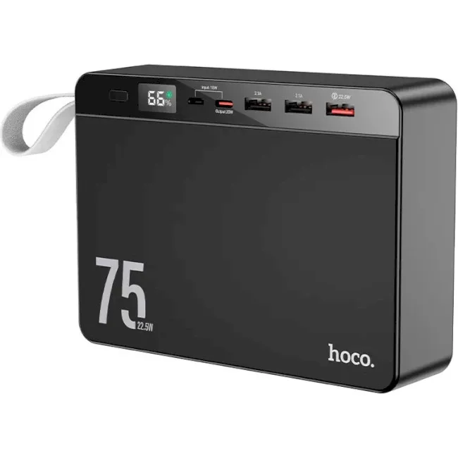 Внешний аккумулятор Hoco J94 Overlord 75000mAh 22.5W Black