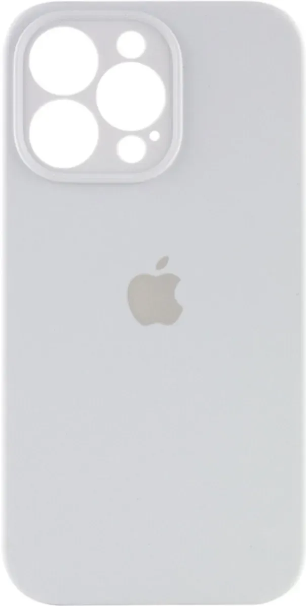 Чехол-накладка Silicone Full Case AA Camera Protect for Apple iPhone 16 Pro 8,White