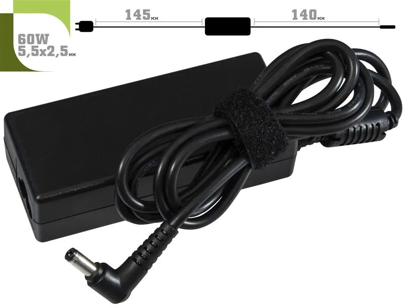 Блок питания для ноутбука 1StCharger Dell 19V 60W 3.16A 5.5х2.5мм (AC1STDE60WD)