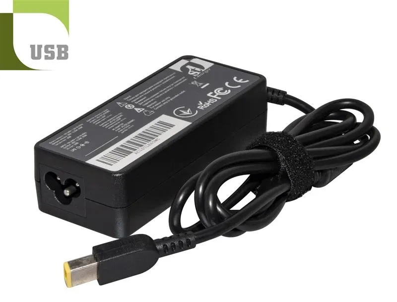 Блок живлення для ноутбука 1StCharger Lenovo 20V 65W 3.25A USB (AC1STLE65WC)