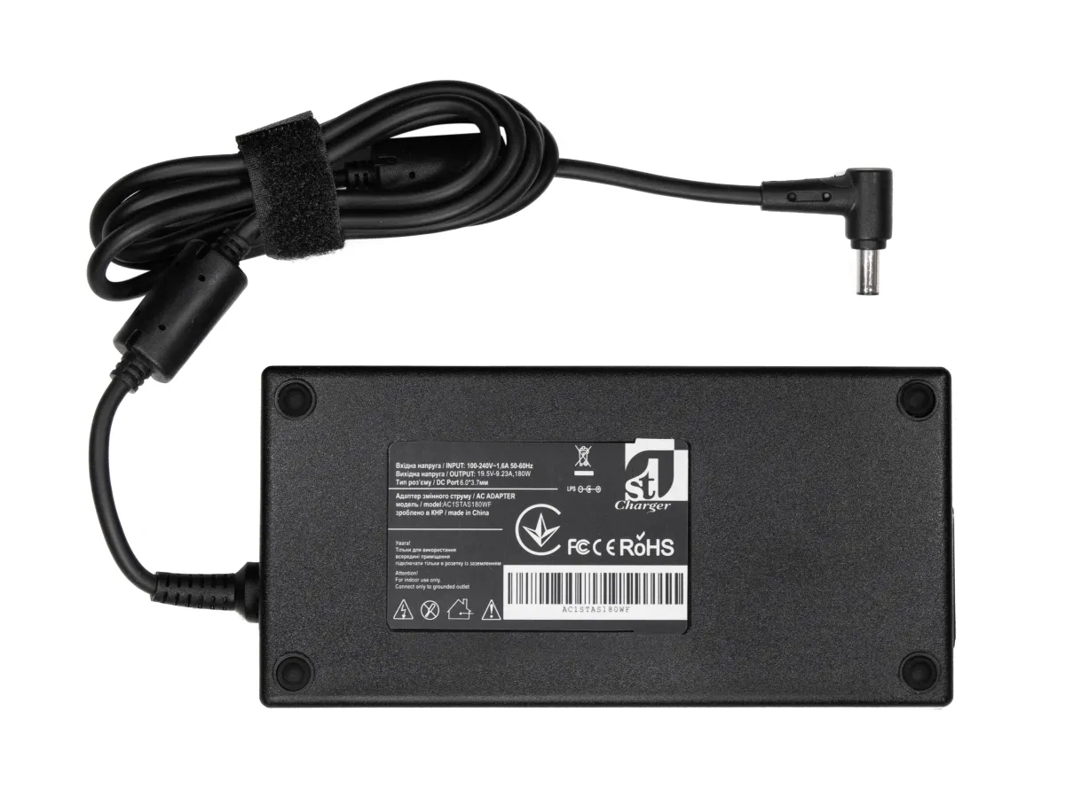 Блок живлення для ноутбука 1StCharger Asus 20V 180W 9.23A 6.0х3.7мм (AC1STAS180WF)