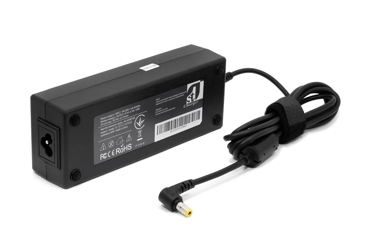 Блок питания для ноутбука 1StCharger Lenovo 19.5V 120W 6.15A 6.3х3.0мм (AC1STLE120WG5)