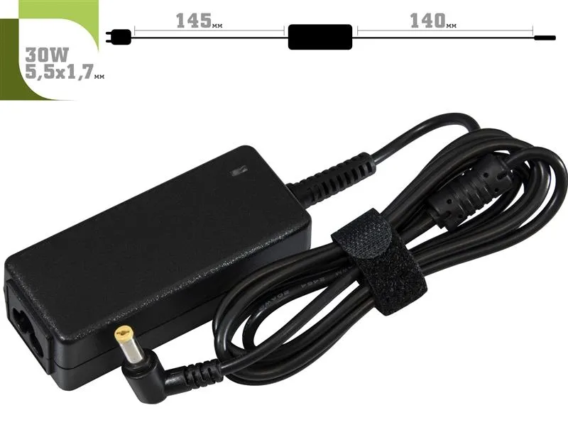 Блок питания для ноутбука 1StCharger Dell 19V 30W 1.58A 5.5х1.7мм (AC1STDE30WC)