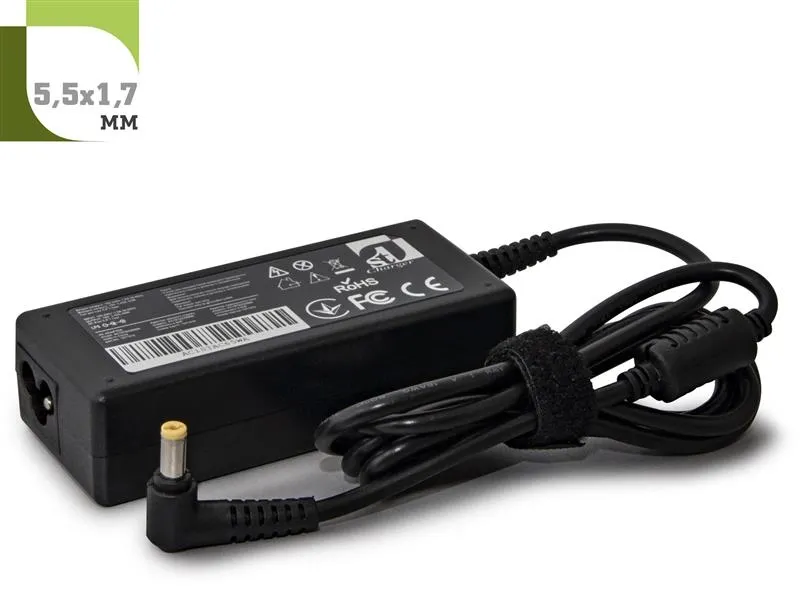 Блок питания для ноутбука 1StCharger Acer 19V 65W 3.42A 5.5х1.7мм (AC1STAC65WA)