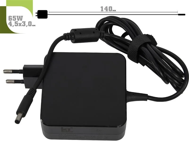 Блок питания для ноутбука 1StCharger Dell 19.5V 65W 3.34A 4.5х3.0мм Wall Mount (WM1ST19.5V65W4530D)