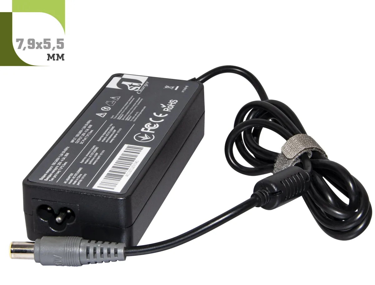 Блок питания для ноутбука 1StCharger Lenovo 20V 90W 4.5A 7.9x5.5 (AC1STLE90WD)