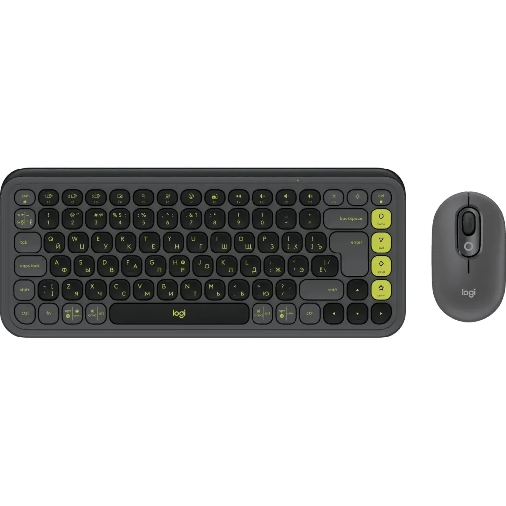 Клавиатура Logitech Pop Icon Combo Graphite (920-013156)