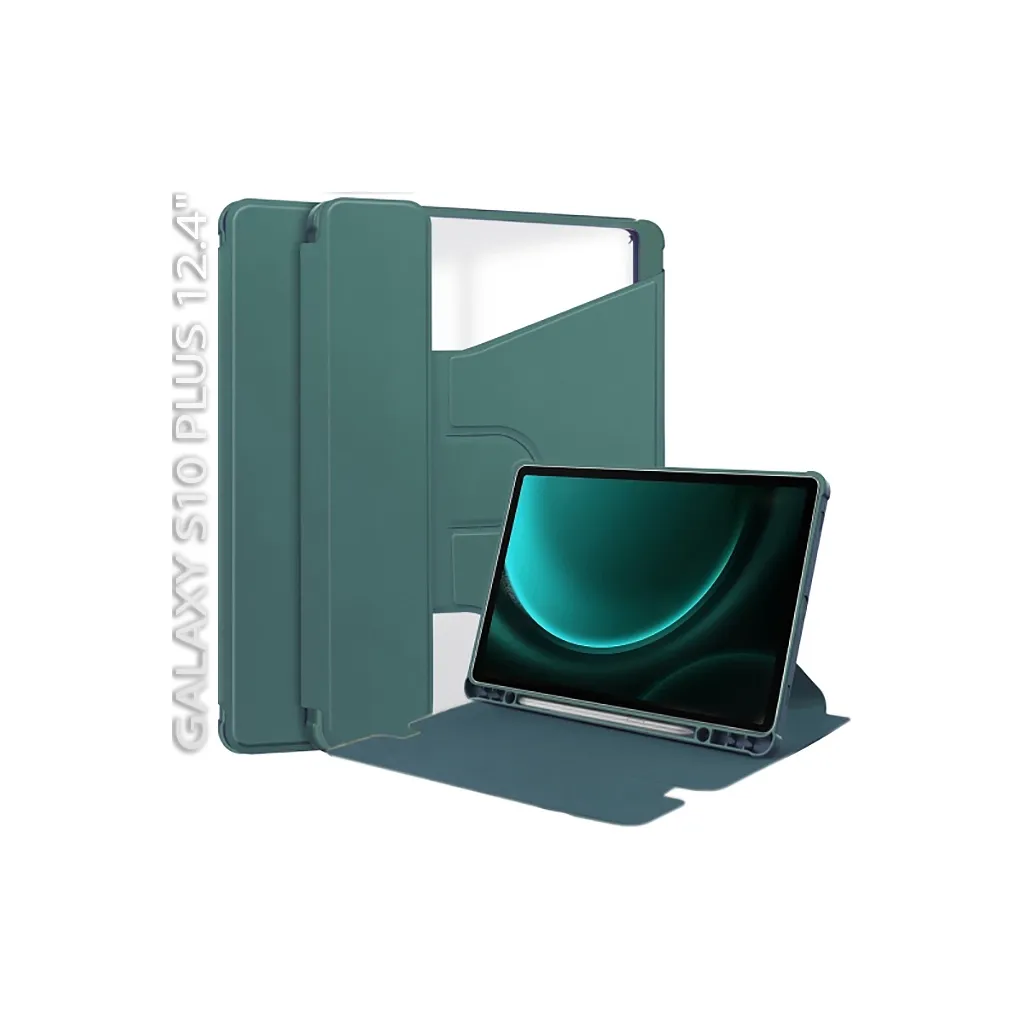 Чохол для планшета BeCover 360° Rotatable Samsung Galaxy Tab S10 Plus (SM-X820/SM-X826) 12.4" Dark Green (712266)