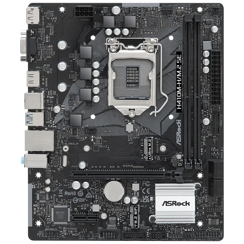 Материнская плата ASRock H410M-H/M.2 SE