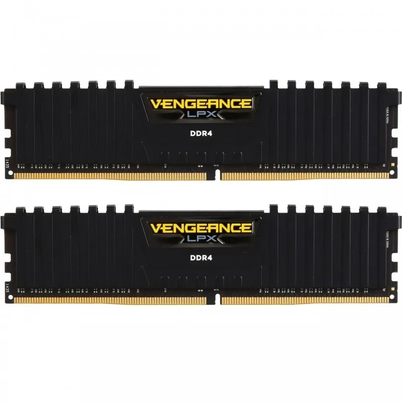 Оперативна пам'ять DDR4 16GB (2x8GB) 3200 MHz Vengeance LPX Black Corsair (CMK16GX4M2B3200C16)