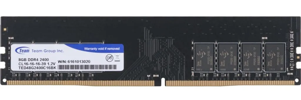 Оперативная память DDR4 8GB 2400 MHz Elite Team (TED48G2400C1601)