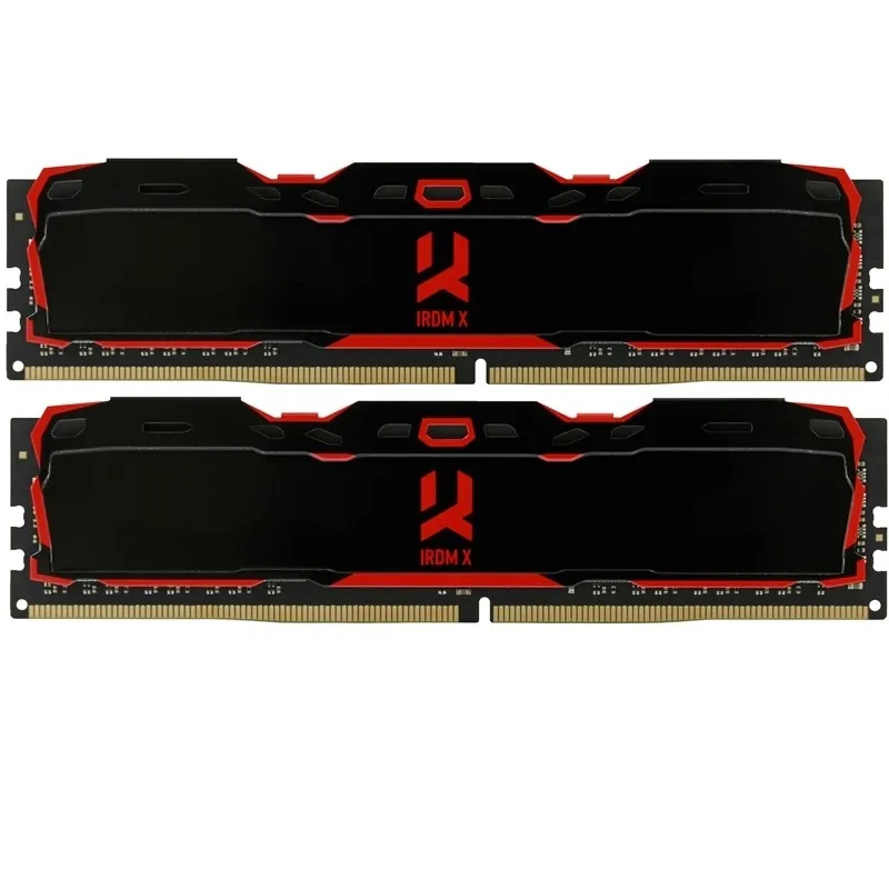 Оперативная память DDR4 16GB (2x8GB) 2666 MHz IRDM Black Goodram (IR-X2666D464L16S/16GDC)