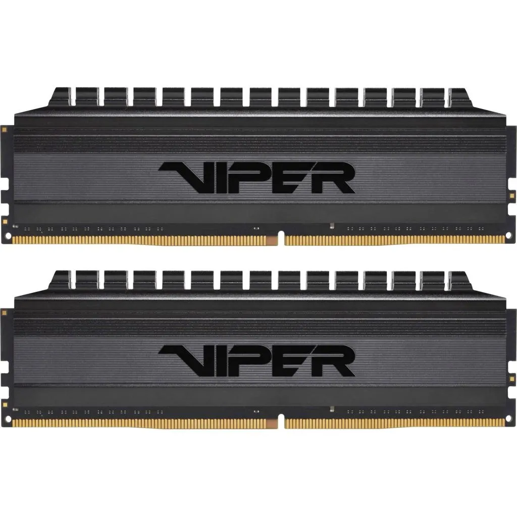 Оперативна пам'ять DDR4 16GB (2x8GB) 3200 MHz Viper 4 Blackout Patriot (PVB416G320C6K)