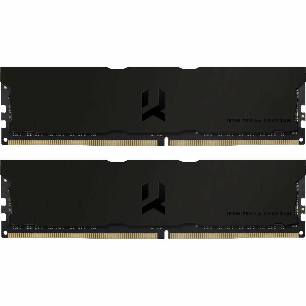 Оперативна пам'ять DDR4 16GB (2x8GB) 3600 MHz Iridium Pro Deep Black Goodram (IRP-K3600D4V64L18S/16GDC)