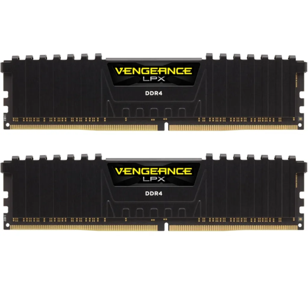  DDR4 16GB (2x8GB) 3600 MHz Vengeance LPX Black Corsair (CMK16GX4M2Z3600C18)