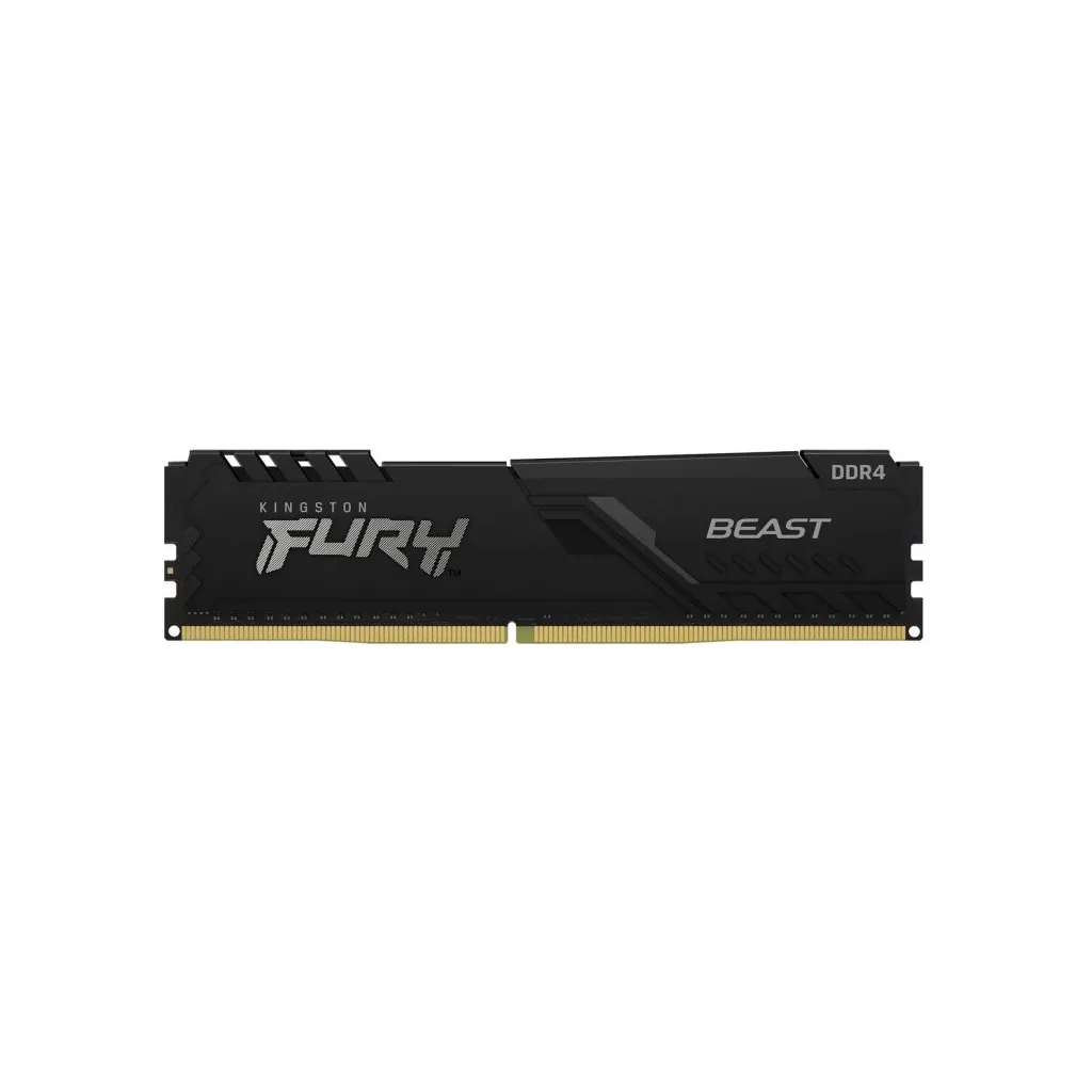 Оперативная память DDR4 16GB 2666 MHz FURY Beast Black Kingston Fury (ex.HyperX) (KF426C16BB/16)