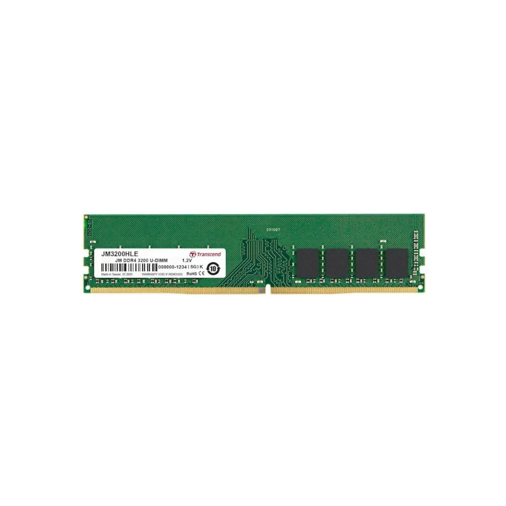 Оперативна пам'ять DDR4 32GB 3200 MHz Transcend (JM3200HLE-32G)