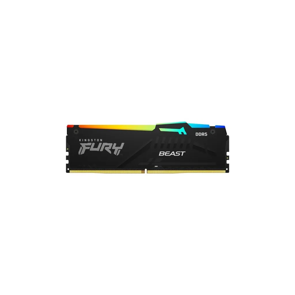 Оперативная память DDR5 16GB 5200 MHz Beast RGB AM5 Black Kingston Fury (ex.HyperX) (KF552C36BBEA-16)