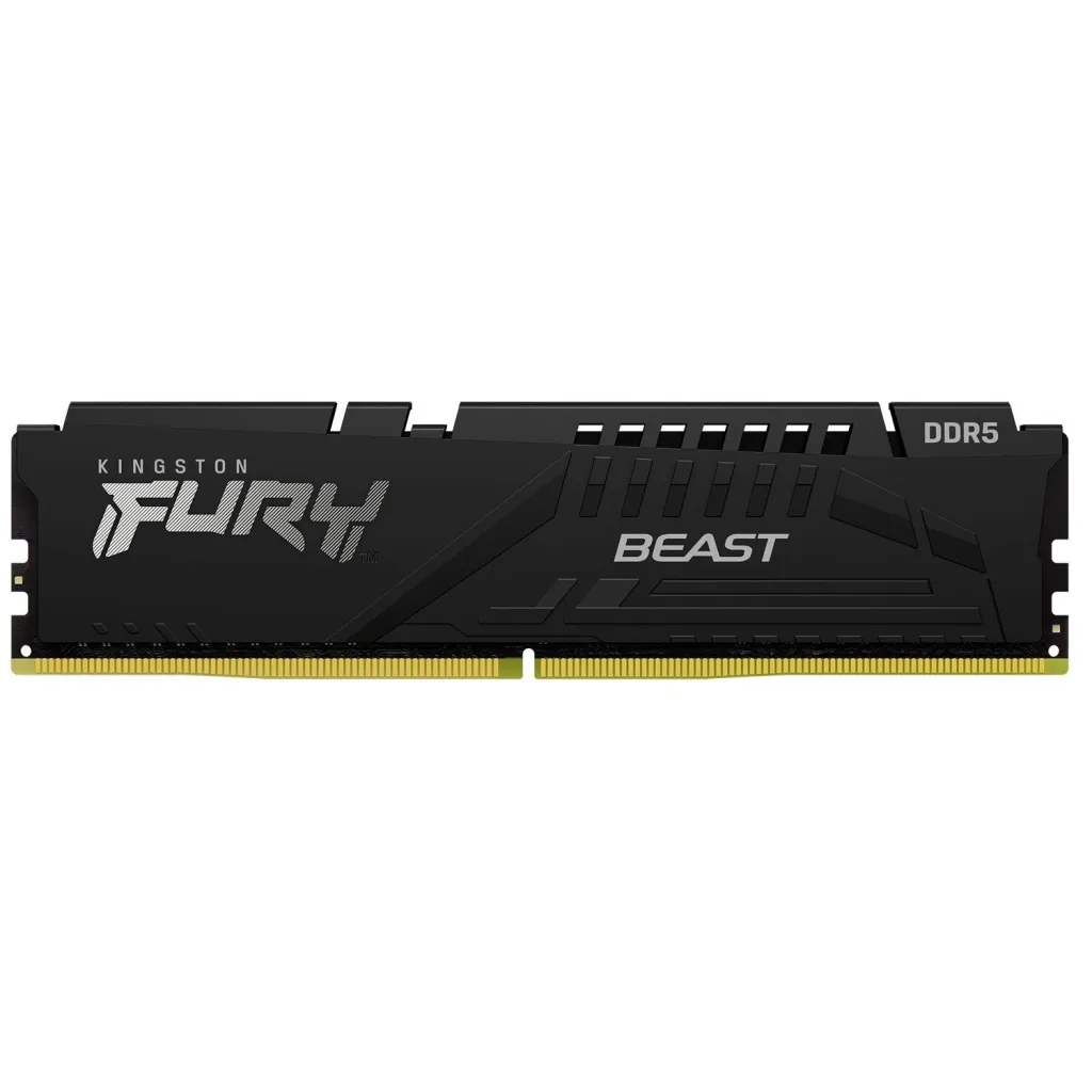 Оперативна пам'ять DDR5 32GB 4800 MHz Beast Black Kingston Fury (ex.HyperX) (KF548C38BB-32)