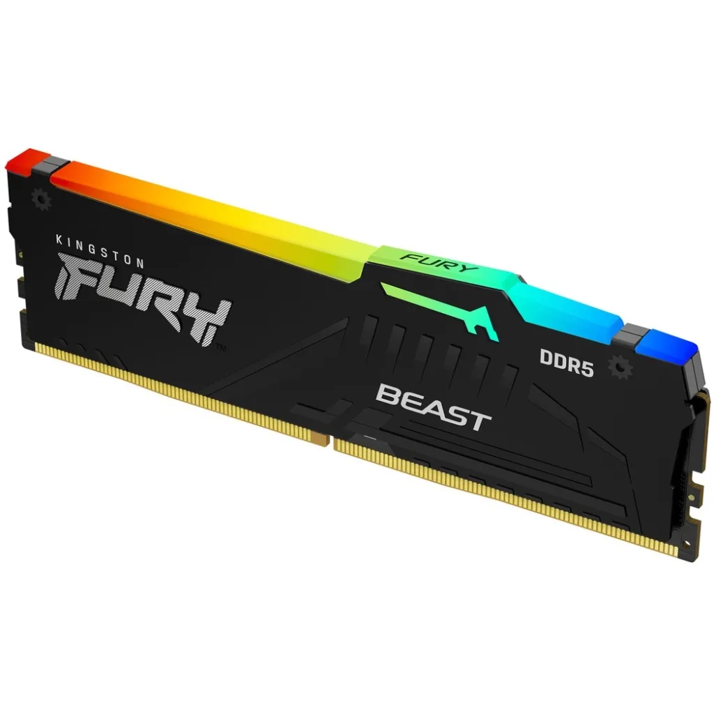 Оперативная память DDR5 32GB 5600 MHz Beast RGB XMP Kingston Fury (ex.HyperX) (KF556C40BBA-32)