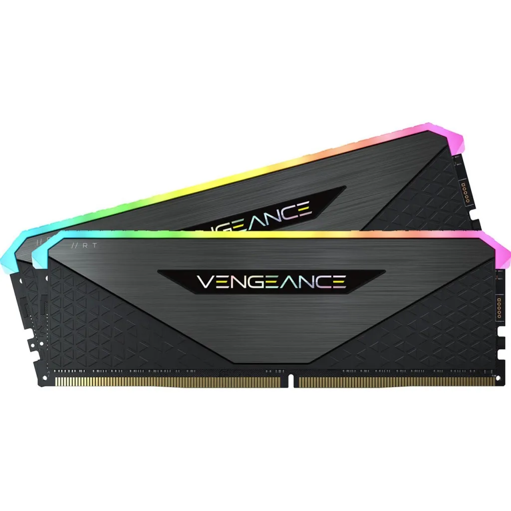 Оперативна пам'ять DDR5 64GB (2x32GB) 5600 MHz Vengeance RGB Black Corsair (CMH64GX5M2B5600C36)