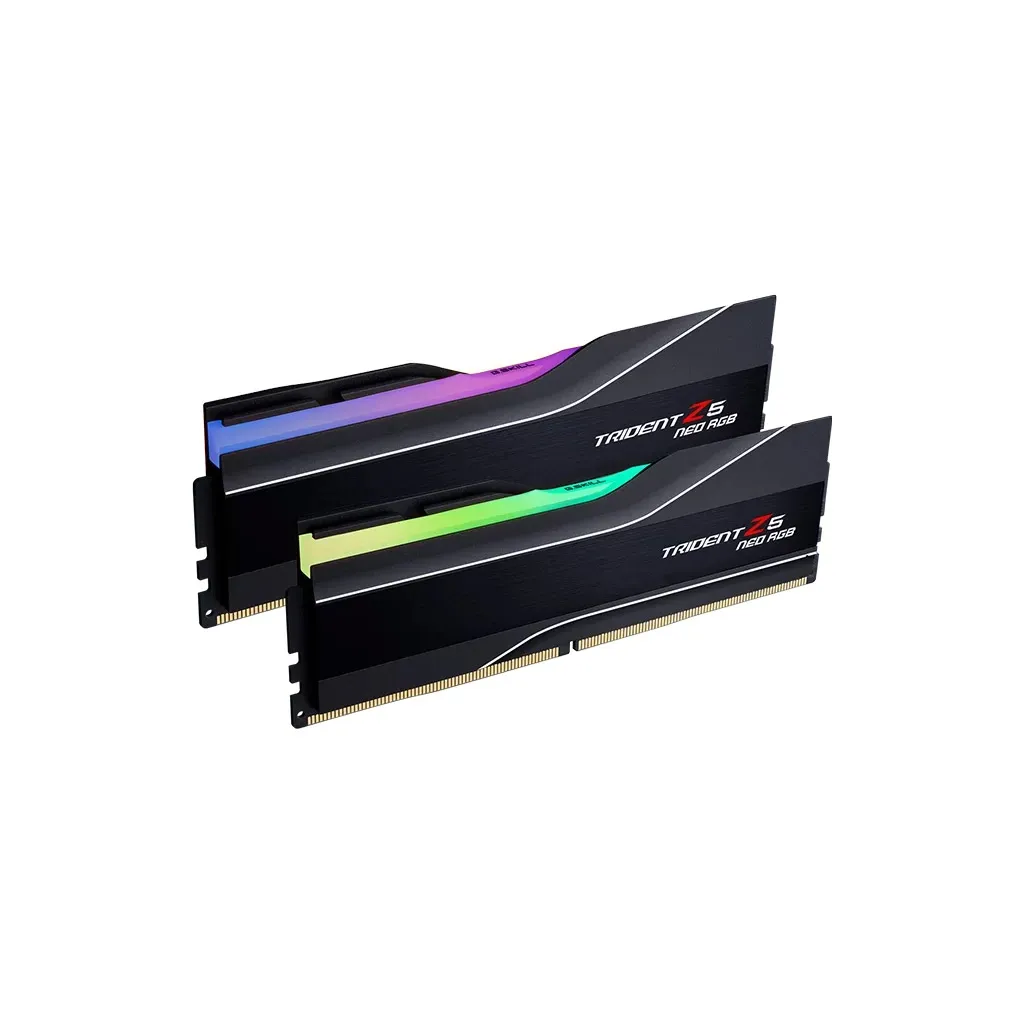 Оперативная память DDR5 64GB (2x32GB) 6000 MHz Trident Z5 NEO RGB G.Skill (F5-6000J3238G32GX2-TZ5NR)