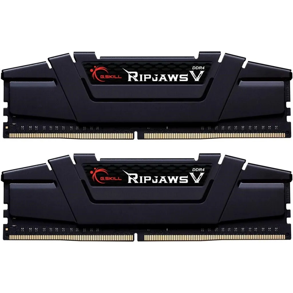 Оперативна пам'ять DDR4 64GB (2x32GB) 4400 MHz RipjawsV Black G.Skill (F4-4400C19D-64GVK)