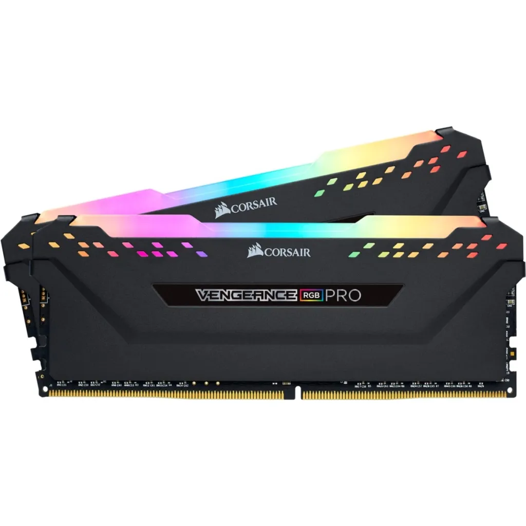 Оперативная память DDR4 64GB (2x32GB) 3200 MHz Vengeance RGB Pro Corsair (CMW64GX4M2E3200C16)