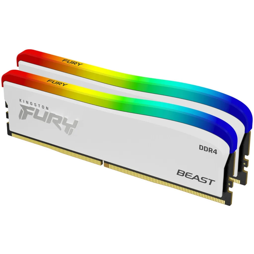 Оперативна пам'ять DDR4 32GB (2x16GB) 3200 MHz Beast RGB Special Edition Kingston Fury (ex.HyperX) (KF432C16BWAK2/32)