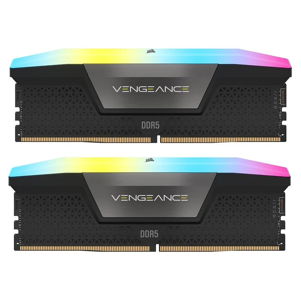 Оперативная память DDR5 32GB (2x16GB) 7200 MHz Vengeance RGB Corsair (CMH32GX5M2X7200C34)