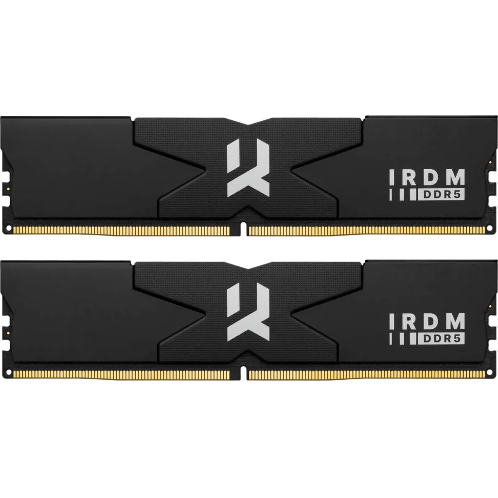 Оперативна пам'ять DDR5 32GB (2x16GB) 6000 MHz IRDM Black Goodram (IR-6000D564L30S/32GDC)