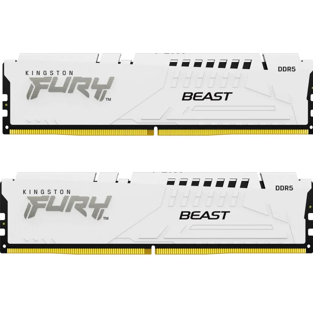 Оперативная память DDR5 32GB (2x16GB) 5600 MHz Beast White Kingston Fury (ex.HyperX) (KF556C36BWEK2-32)