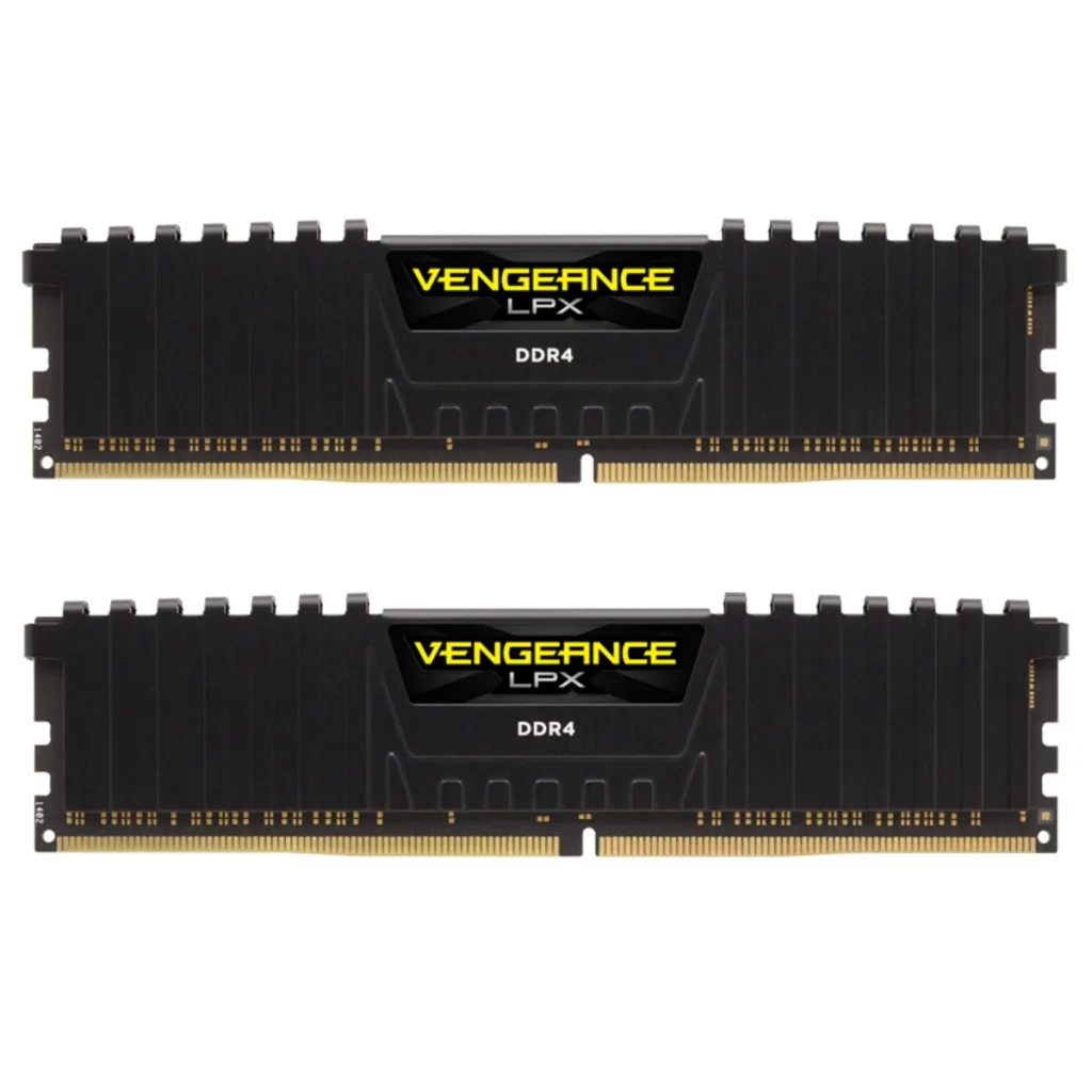 Оперативная память DDR4 64GB (2x32GB) 3600 MHz Vengeance LPX Black Corsair (CMK64GX4M2D3600C18)