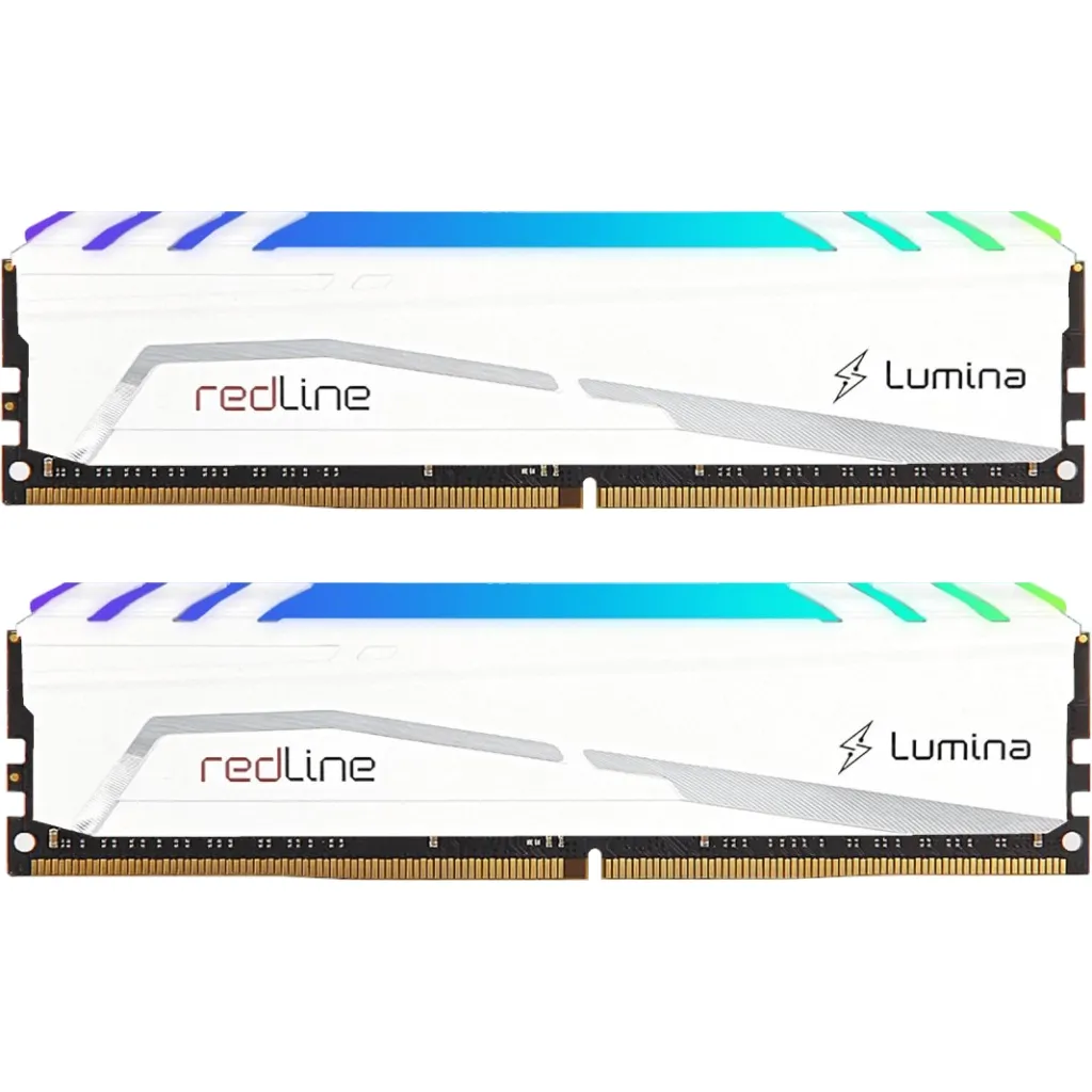 Оперативна пам'ять DDR5 64GB (2x32GB) 6400 MHz Redline RGB White Mushkin (MLB5C640BGGP32GX2)