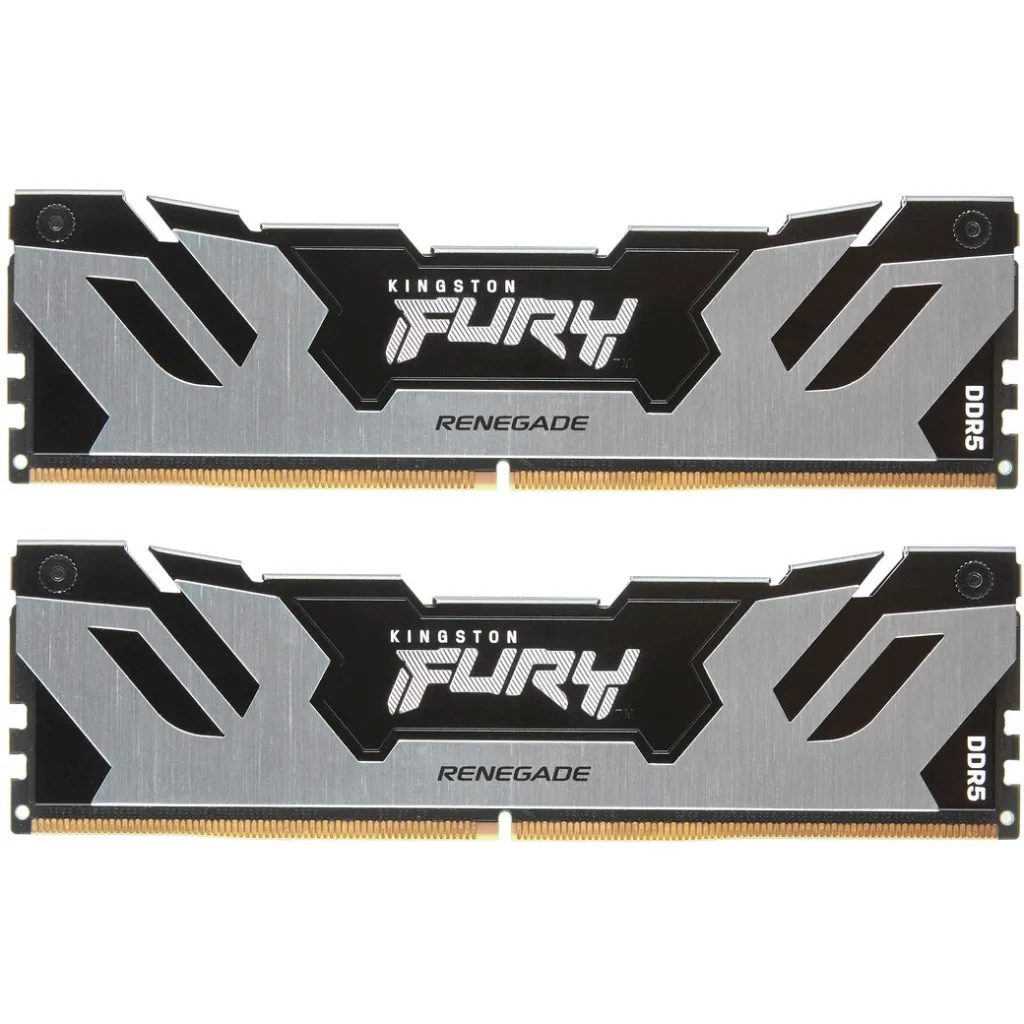 Оперативная память DDR5 48GB (2x24GB) 6400 MHz Renegade Silver XMP Kingston Fury (ex.HyperX) (KF564C32RSK2-48)