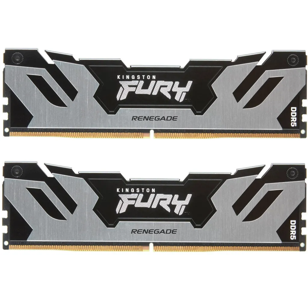 Оперативна пам'ять DDR5 48GB (2x24GB) 7200 MHz Renegade Silver XMP Kingston Fury (ex.HyperX) (KF572C38RSK2-48)