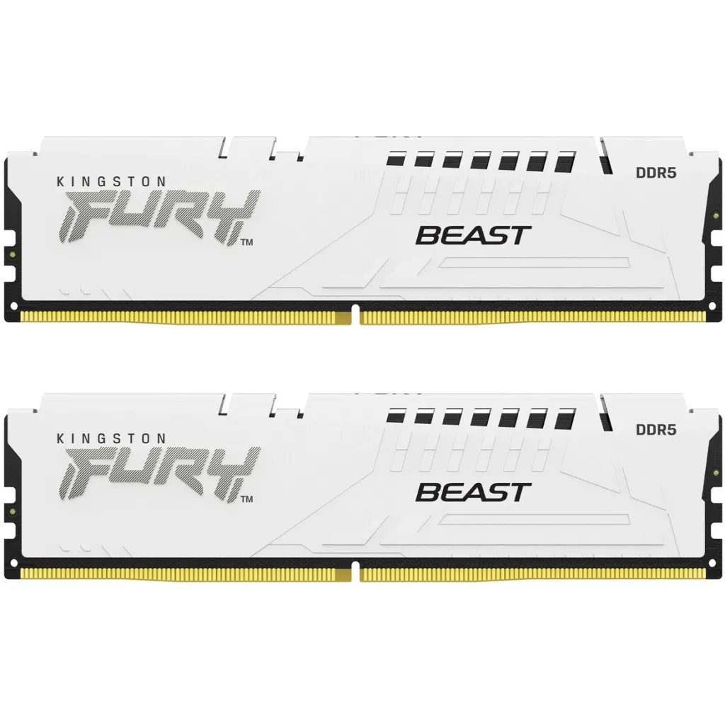 Оперативная память DDR5 64GB (2x32GB) 5600 MHz Beast White EXPO Kingston Fury (ex.HyperX) (KF556C36BWEK2-64)