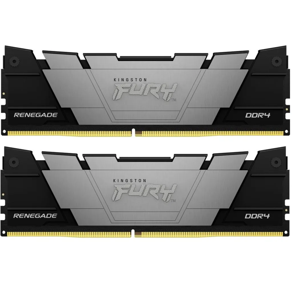 Оперативная память DDR4 32GB (2x16GB) 3600 MHz Fury Renegade Black Kingston Fury (ex.HyperX) (KF436C16RB12K2/32)