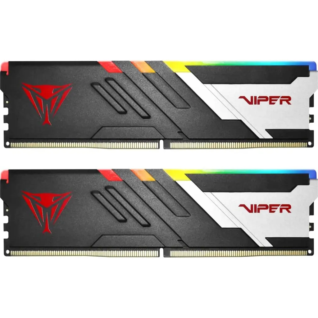 Оперативна пам'ять DDR5 32GB (2x16GB) 6000 MHz Viper Venom RGB Patriot (PVVR532G600C36K)