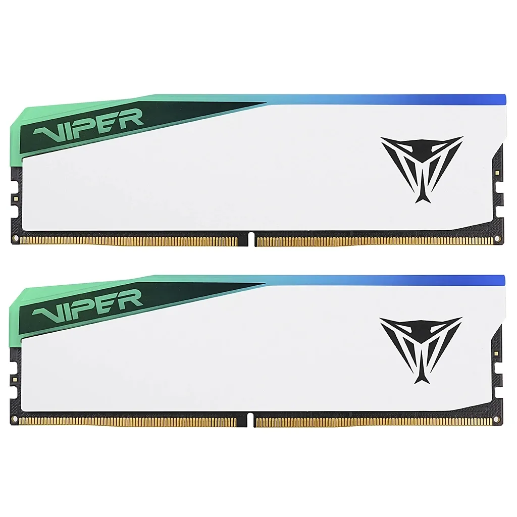 Оперативная память DDR5 32GB (2x16GB) 6200 MHz Viper Elite 5 RGB Patriot (PVER532G62C42KW)