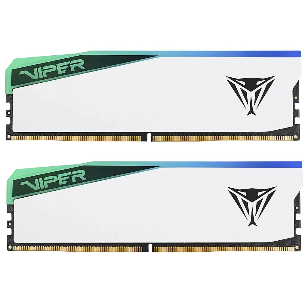 Оперативная память DDR5 32GB (2x16GB) 6600 MHz Viper Elite 5 RGB Patriot (PVER532G66C36KW)