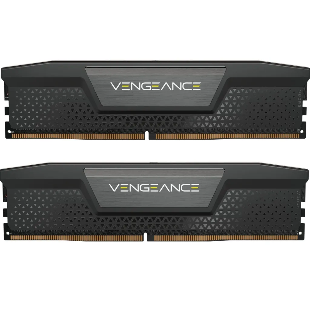 Оперативная память DDR5 64GB (2x32GB) 5200 MHz Vengeance Black Corsair (CMK64GX5M2B5200C40)