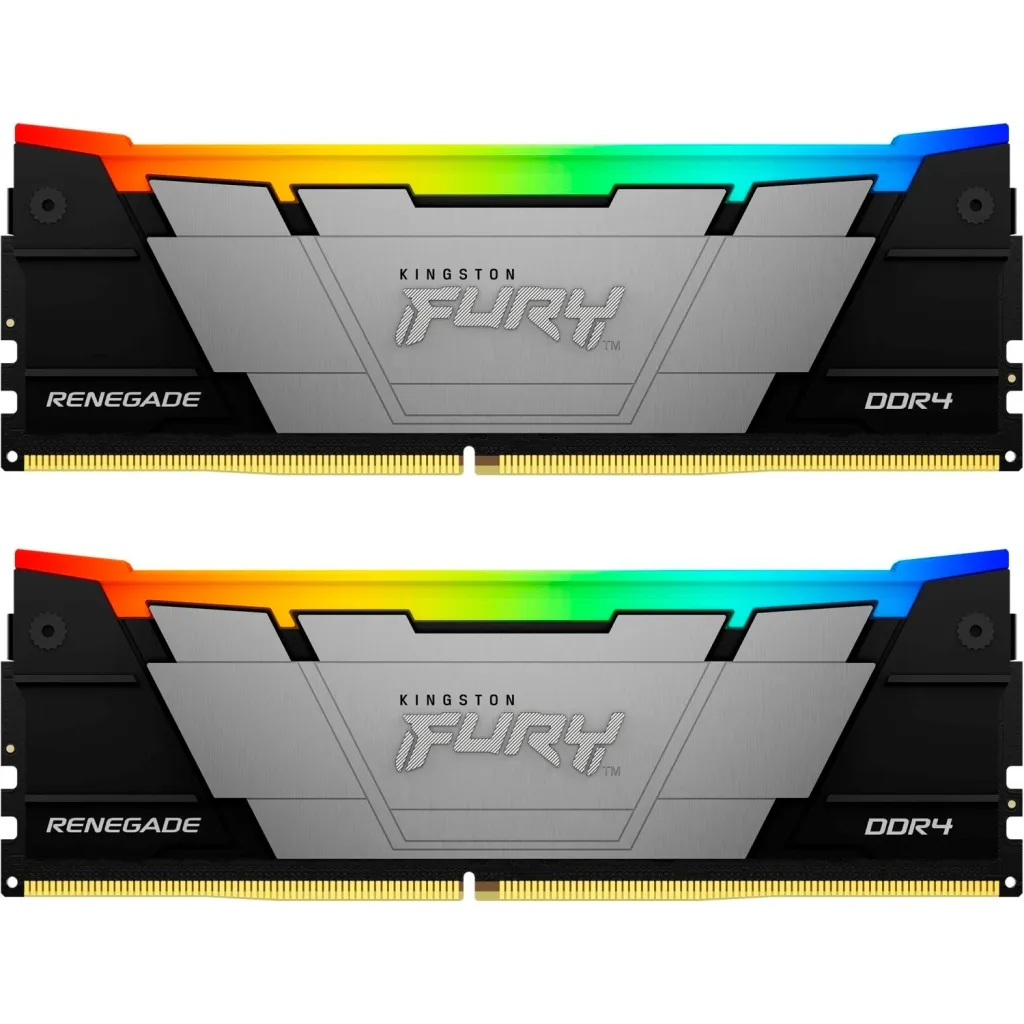 Оперативная память DDR4 64GB (2x32GB) 3200 MHz FURYRenegadeRGB Kingston Fury (ex.HyperX) (KF432C16RB2AK2/64)