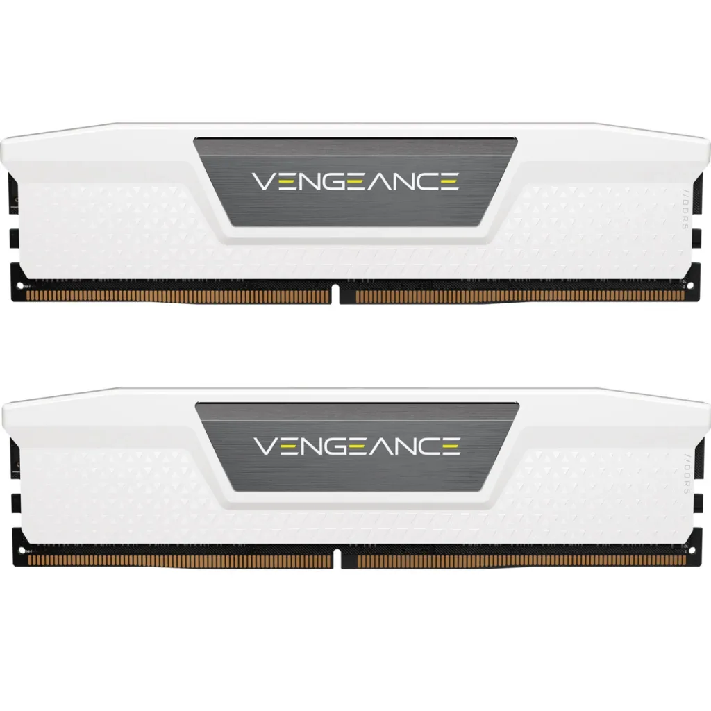 Оперативная память DDR5 64GB (2x32GB) 5200 MHz Vengeance White Corsair (CMK64GX5M2B5200C40W)